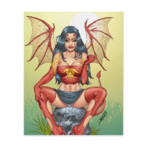 devil, devils, girl, girls, sexy, pinup, "high, heels", boots, horns, "al, rio", Flyer with custom graphic design