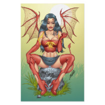 Sexy Devil saying Come Here by Al Rio Custom Flyer