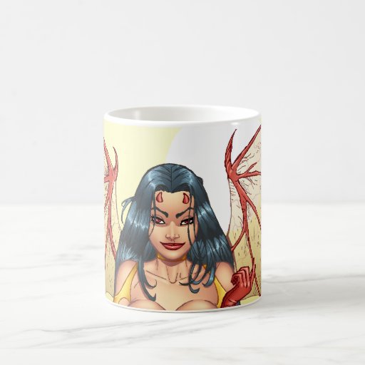 Sexy Devil saying Come Here by Al Rio Mug