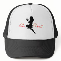 Sexy Devil Silhouette hats by JuJuGarden Sexy Devil Silhouette hats