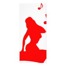 Sexy DJ Customized Rack Card