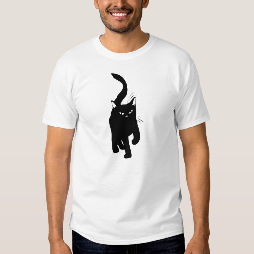 Sexy Evil Black Cat Halloween T Shirt Zazzle 