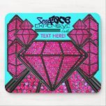 Sexy Face Expensive Taste Pink Diamond Mousepad