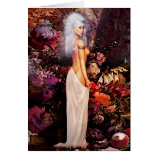 Sexy Fantasy Woman Card