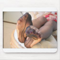 Sexy Feet - Hot Girls - Black Stockings Mouspad mousepads by sexstacey_dotcom Sexy Feet - Hot Girls - Black Stockings Mouspad mousepads