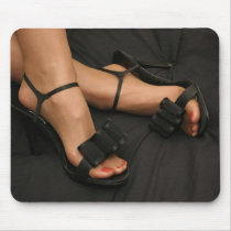 Sexy Feet in Heels! Pantyhose Foot Fetish Mousepad