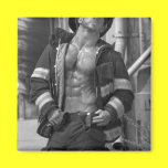 Sexy Firefighter  Magnet