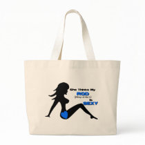 Sexy Fishing Rod Tote Bag by GoNaked Sexy Fishing Rod Tote Bag