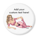 Sexy Fitness Exercise Dance Workout art magnets