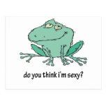Sexy Frog Post Card
