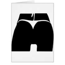 sexy g-string ass cards