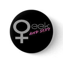 Sexy Geek Button