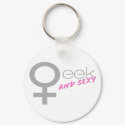Sexy Geek Keychain by studioaraminta Sexy Geek Keychain