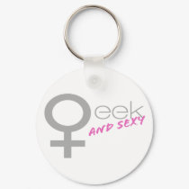 Sexy Geek Keychain