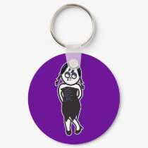 sexy goth girl keychains