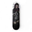 Sexy Gothic Pinup Girl Custom Skateboard Deck by sexyshirts2 Sexy Gothic Pinup Girl Custom Skateboard Deck
