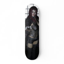 Sexy Gothic Pinup Girl Custom Skateboard Deck by sexyshirts2 Sexy Gothic Pinup Girl Custom Skateboard Deck
