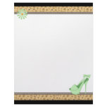 Sexy Green Heels and Leopard Letterhead