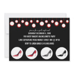Sexy High Heels Bachelorette Party Invitations