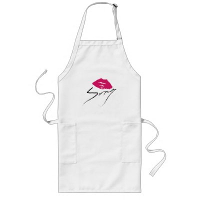 Sexy Hot Pink Lips - Apron by justdahl