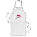 Sexy Hot Pink Lips - Apron by justdahl Sexy Hot Pink Lips - Apron