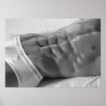 Sexy Hunk In Bed Poster #43