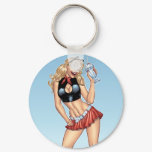 Sexy Ice Cream Milkshake Pin-up Girl by Al Rio