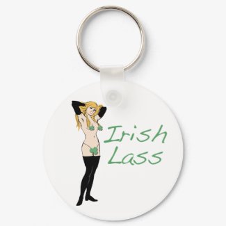 Sexy Irish Lass Gifts keychain