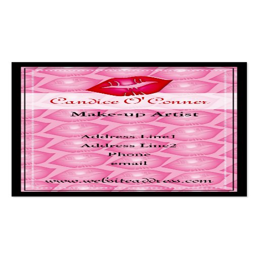 Sexy Kiss Business Card