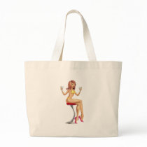sexy lady canvas bags