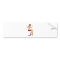 sexy lady bumper stickers