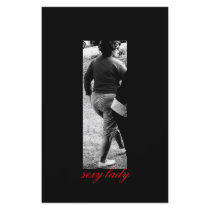 Sexy lady flyer design