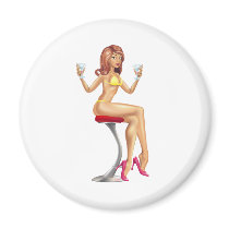 sexy lady magnet