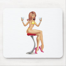 sexy lady mouse pad