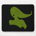 Sexy Lady Mousepad by whittyart Sexy Lady Mousepad
