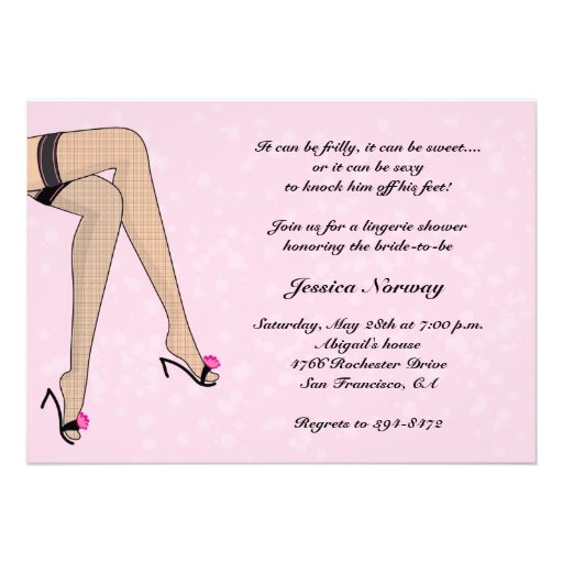 Sexy Legs Invitations