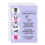 Sexy Lingerie Bachelorette Party Invitations