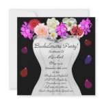 Sexy LINGERIE White on Pink Bachelorette Party invitations