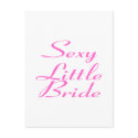 Sexy Little Bride postcards by TeeZazzle Sexy Little Bride postcards