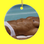 Sexy Male Holiday Ornament ornaments