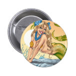 Sexy Mermaid by the Sea Shore by Al Rio Pin