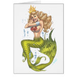 Sexy Mermaid in Green by the artist Al Rio Card