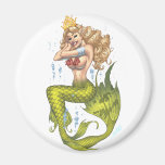Sexy Mermaid in Green by the artist Al Rio Magnet