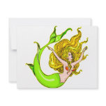 Sexy Mermaid Tattoo Personalized Announcement