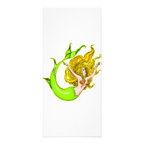 Sexy Mermaid Tattoo rack cards by WhiteTiger_LLC Sexy Mermaid Tattoo rack cards