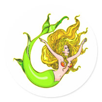 Sexy Mermaid Tattoo stickers