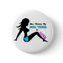 Sexy Mini Truck Button by GoNaked Sexy Mini Truck Button