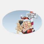 Sexy Ms Claus At The North Pole During Christmas Stickers