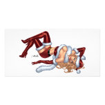 Sexy Ms Claus Santa's Wife customizable by Al Rio Custom Photo Card