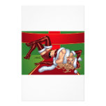 Sexy Ms Claus Santa's Wife customizable by Al Rio Stationery Paper
